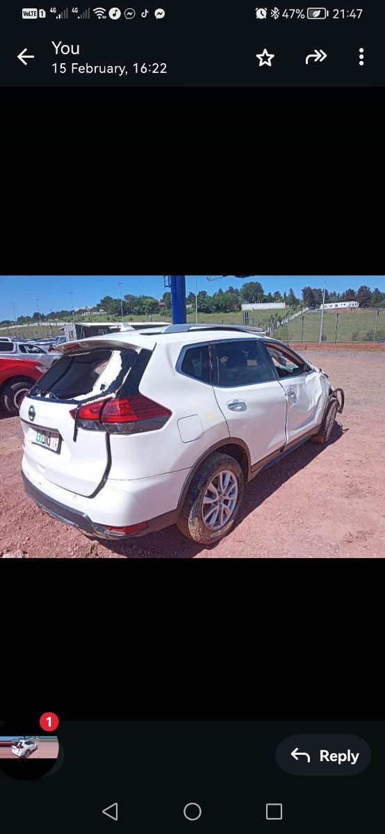 Nissan x-trail t32 QR25 stripping